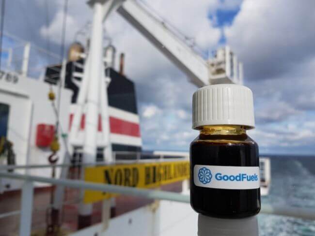 GoodFuels Successfully Trials World’s First Ultra Low Carbon & Sulphur Drop In ‘Bio-Fuel Oil’ with NORDEN AS