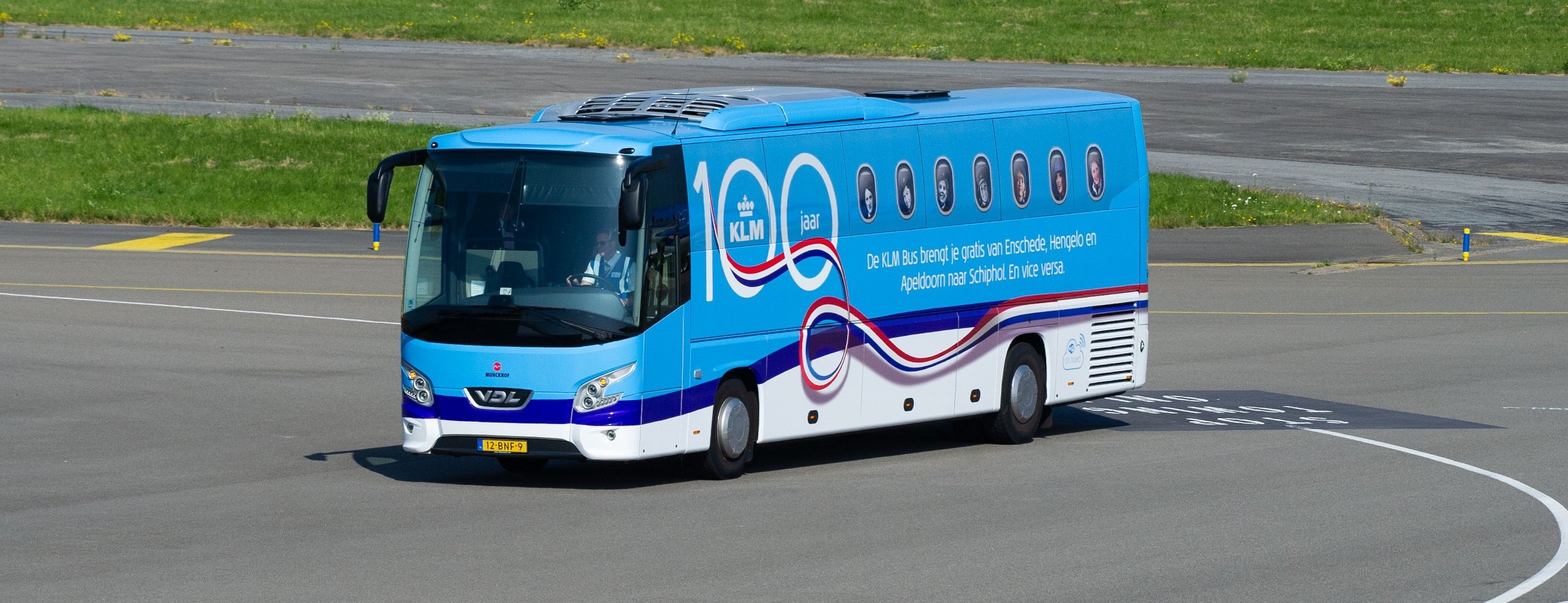 Take the KLM Bus from Enschede, Hengelo or Apeldoorn to Rio de Janeiro